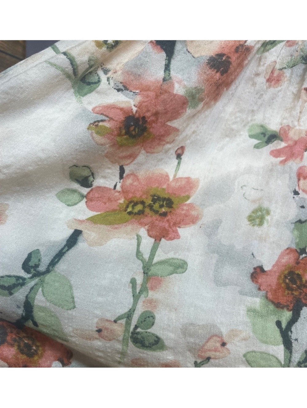 Baltic Born watercolor floral dress with smocked waist XL - Picture 7 of 9